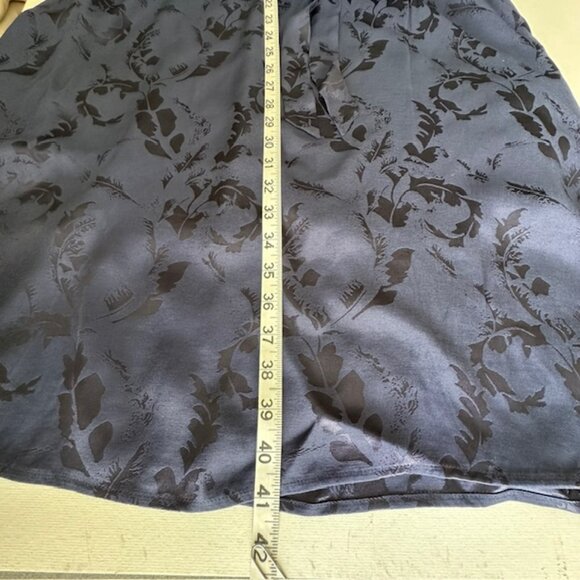 Chico’s Tie Waist Navy Blue Knee Length Pullover Dress Size Large - Picture 8 of 9